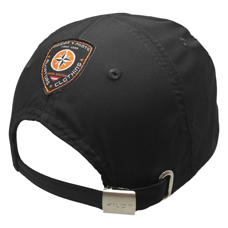 black pilot cap